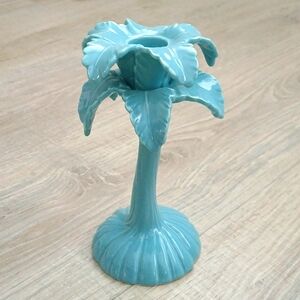 Fitz & Floyd palm tree candle holder